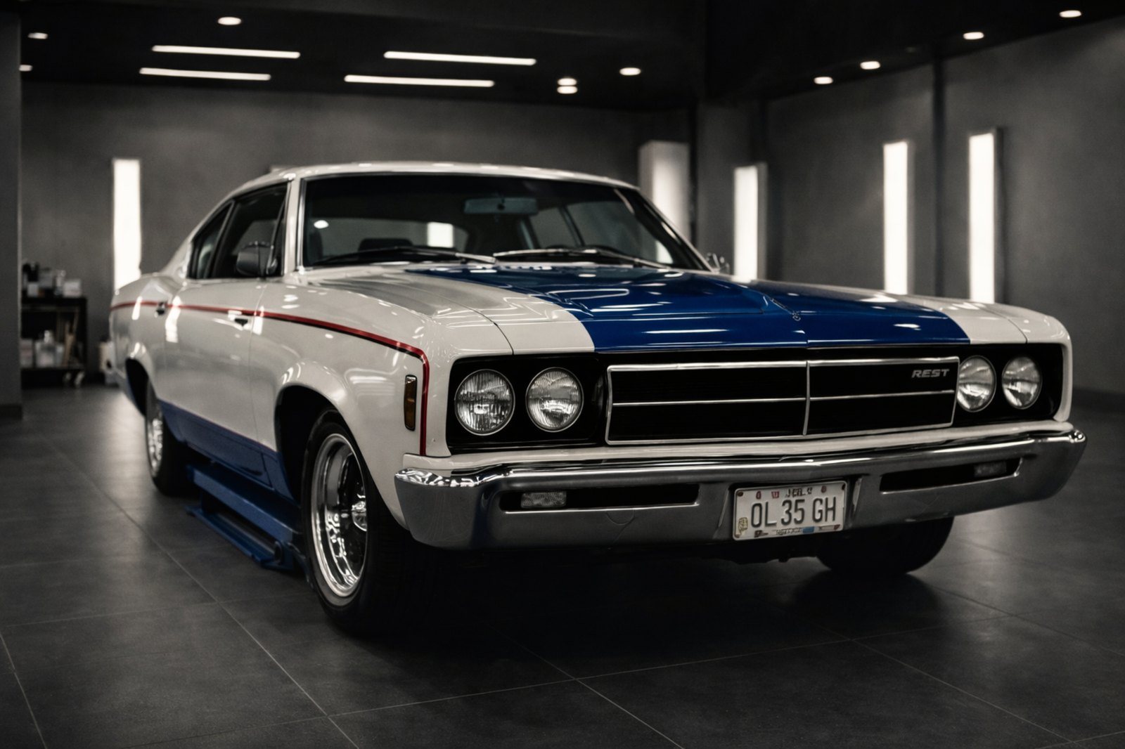 AMC Rebel SST in Werkstatt